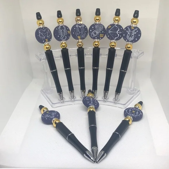What Is Your Zodiac Castellation Star Focal Charm Pens? ($10 each) - Picture 3 of 14